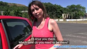 PublicPorn Brunette with no panties fucked in the sunshine