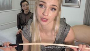 Pegging 101 – Mystery Girl Learns Pegging