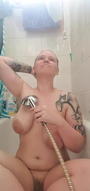 Hot morning shower video Huge natural tits horny girls