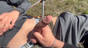 The soldier publicly lowered his fucking ass with a big dick on cum bareback . Fuck it&#039;s hot