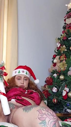 Stuffed Like a Christmas Turkey with BBC - 100% Anal
