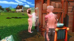 stepfamily taboo: stepmom masturbates for stepfather-stepdaughter sex and then seduces her stepson