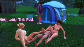 stepfamily taboo: stepmom masturbates for stepfather-stepdaughter sex and then seduces her stepson