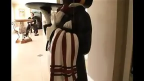 Big tits ebony fucked by white guys