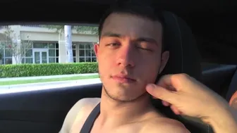 Young brunette college boy gets raw bareback action with a silver fox