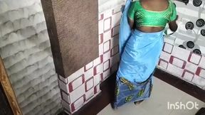 Tamil lady saree drop chudidar wear