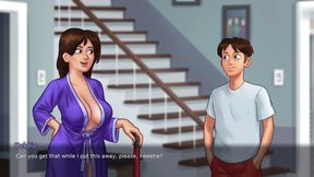 Big Tits Cheerleader's touching each other - Summertime Saga part 15