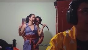 My friend behind my back