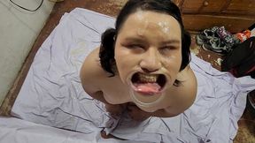 spit on my face, piss on my face, cum on my face, humiliate me in every way possible