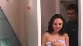 Sabrina Black Thrills in Steamy Threesome Adventure with Two Men