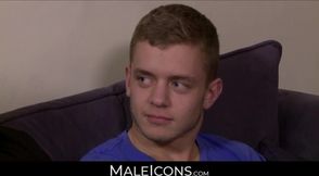 MaleIcons.com - Dirk Caber dominating his twink friend with a thick cock and raw pass