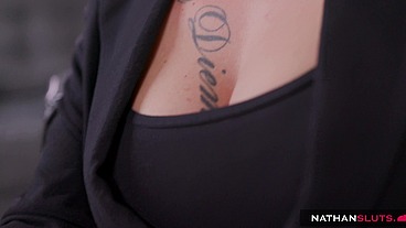 Petite Blonde Secretary Christine Shine Fucked By The Boss