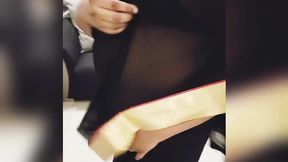 Black and Gold Saree Seduction