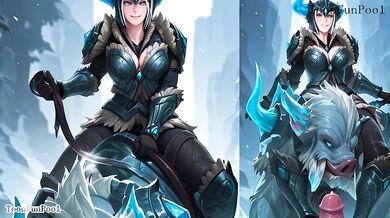 Big Tits Sejuani hentai from League Of Legends hentai by ToonFunPool