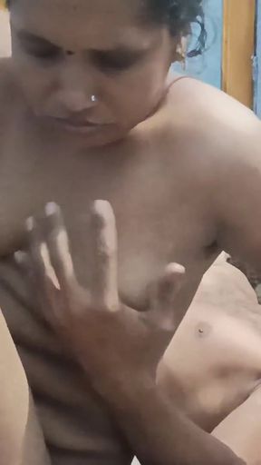 Sexy bhabhi romatice sex  night with stepbrother   Clip 1