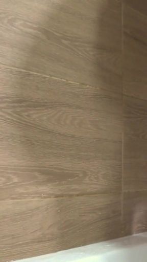 Bathroom camera watches as old wife with plump figure takes a shower. PAWG.   Clip 2