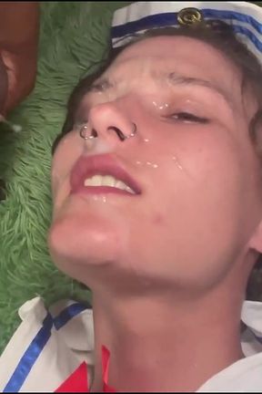 Sailor Reed Loves Having Semen on Her Face After Being Fucked!!