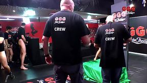 GGG - GANGBANG LIVE SHOOTING - BLONDE VS BRUNETTE