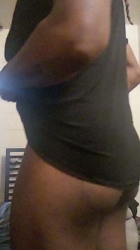 Gay Black Femboy Couldn't Resist Spreading His Cheeks Tight Bootyhole Anal   Clip 1
