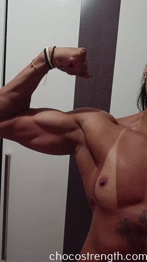 Stiff shredded body but squishy boobs