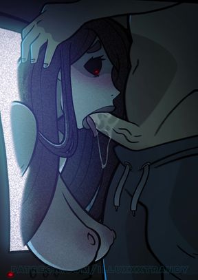 Ghost Sadako's Face Fucking Services Through TV