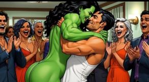 Slutty She-hulk Nudity. Cartoon
