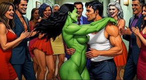 Slutty She-hulk Nudity. Cartoon