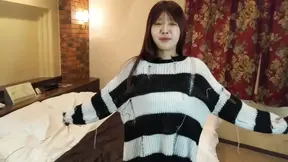 Preparatory exercise in Mana-chan underwear