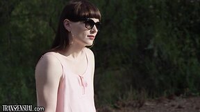 Transsensual beauty alisa rae takes barebacked by dilf