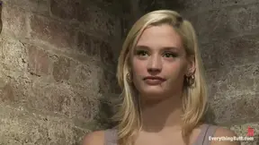 Dragonlily's anal plaything takes her first caning and stretching