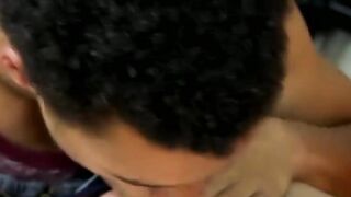 BLACK MISCURITY Ebony Cutie Gets DESTROYED by a Raw Bonk after a Slobbery Suck Fest!