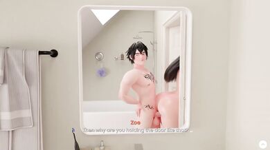 Goth Step Sis Goth Girl Cartoon Parody Choked Gushing MILF Big Ass Visual Novel