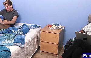 Stepdad joins horny boys fooling around and fucks anal