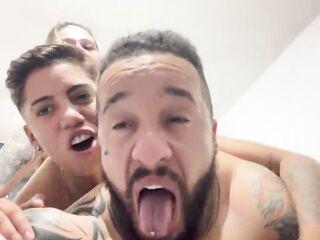 That delightful sex feeling the pounding until the end in the butt and in the vagina in the hair until cumming jointly!
