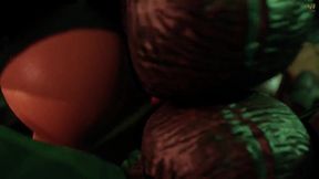 Extremely Busty Tifa Fucked by Group of Gruesome Sahagins