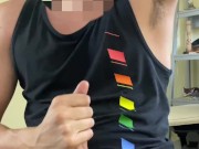 Stare at my armpits while I edge and cum!