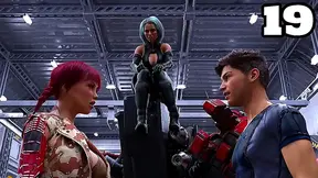 Cute Robot Girl Gets Fucked by Huge Cock for Massive Creampie in Space