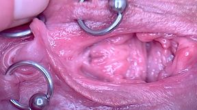 Extreme Close Up Pee and My Pierced Pussy and Clit Compilation 4 Videos (wmv)