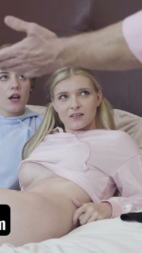 Stepsisters Dakota Burns &amp; Harlow West Decide To Start Making Sexual Content Online To Become Famous   Clip 2