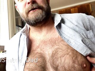 Seattle Dad Verbal jerk off after work