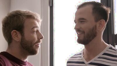 Gabriel Phoenix flaunts his hot body before Franky Fox nails him hard with his big cock