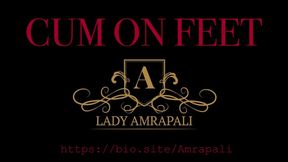 CUM ON FEET  Total lenghts 7:09 minutes  Feet Cumshot Feetjob Feetsole Toe Feetfetish Footjob Feetlover Latex Slave Foot Fetish Füße Female Domination  LADY AMRAPALI  Herrin Mistress Domina Femdom