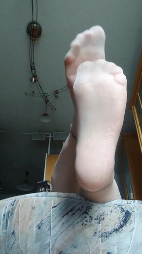 Nylonjunge and His Nylon Feet