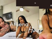 Ebony sensual massage leads to passionate scissoring