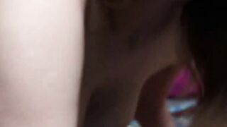 Teen Blondie Loves to Play with Herself - Close-up Pussy Fingering & Orgasm