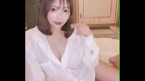 I did a photogravure in a see-through white Y-shirt.