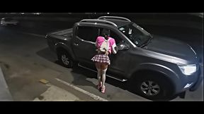 Latin tranny big boobs in the nigth, &iquest_cuanto cobras por una mamada?