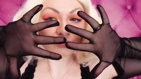 Asmr: Mesh Gloves. (no Talking) Hot MILF Slowly Sfw Video by Arya Grander