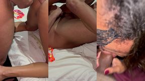 parte 1 novinho castigou a hotwife: levou pro motel e socou muito no cuzinho, depois jorrou leite na sua cara. corno registrando