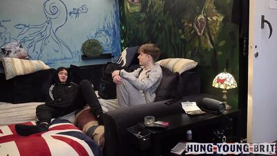 BAREBACK BATHROOM TAGTEAM: GEORGE FUCKS LOGANS BOYFRIEND